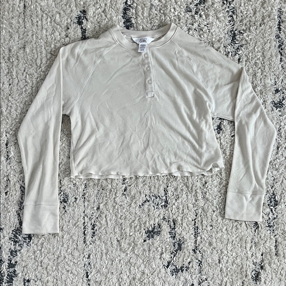Athleta girl cropped long sleeve